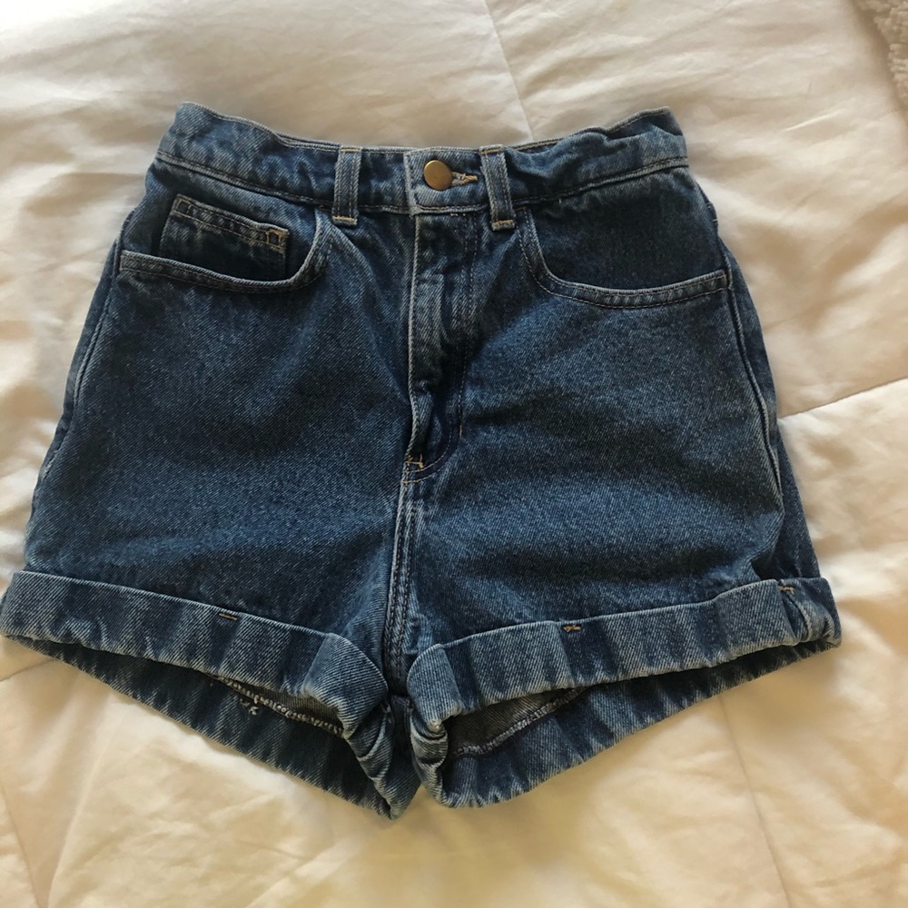 American Apparel High Rise Shorts